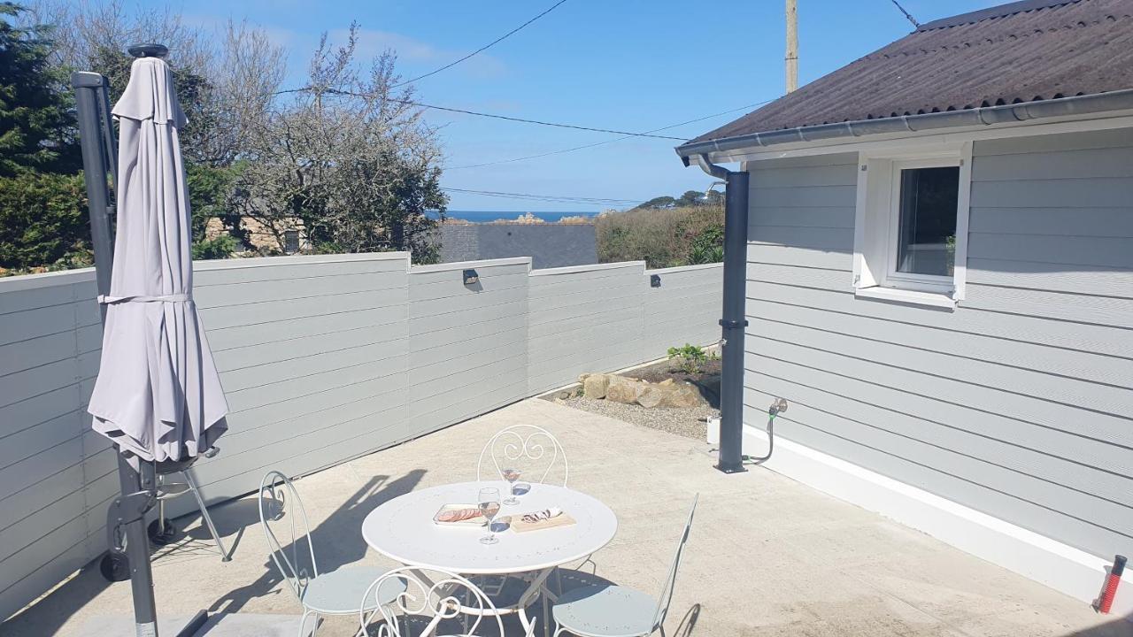 Ty Ker Embrun - Maison Vue Mer A 280M De La Plage Plougrescant Luaran gambar